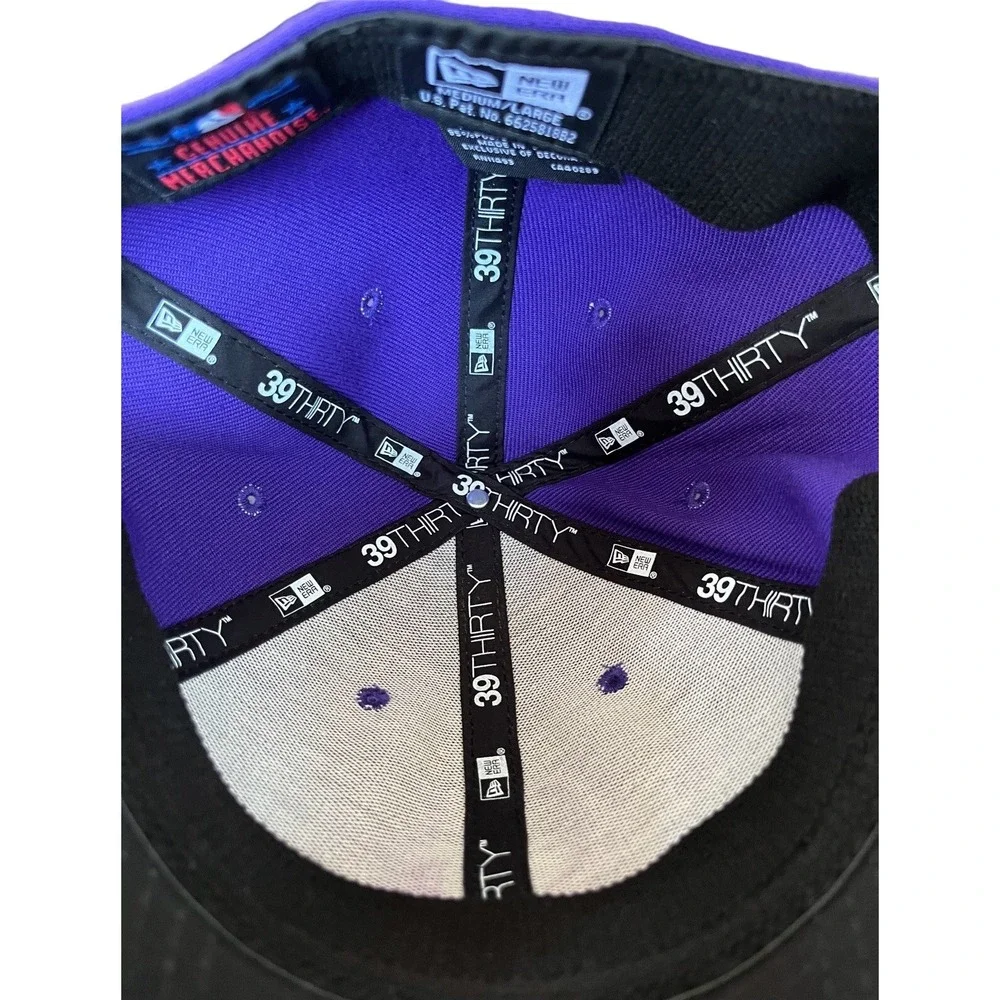 Colorado Rockies New Era 39THIRTY Hat M/L Purple Alt 2 Team Classic MLB Cap